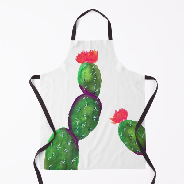 Item preview, Hot pink flowering cactus watercolor painting designed and sold by AnissaF.
