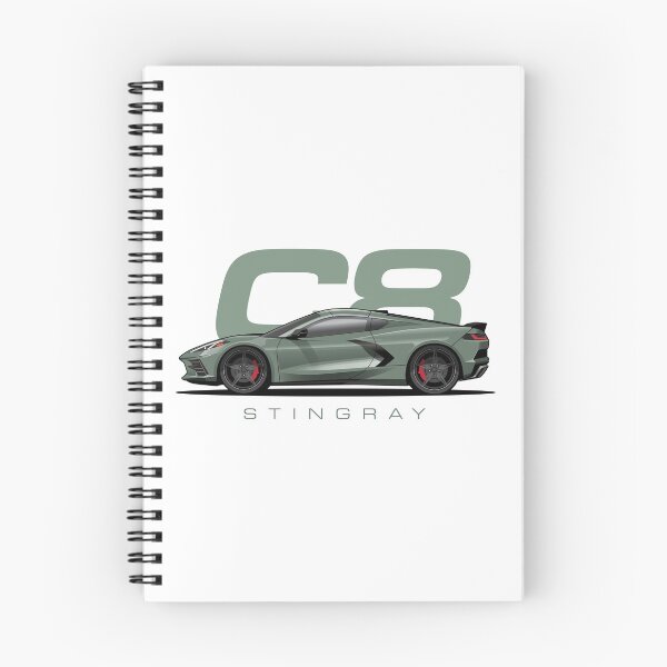 Item preview, Chevy Corvette C8 Green Illustration designed and sold by blackdogshop.
