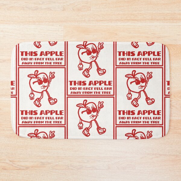 Item preview, The successful apple Mascotte Retro designed and sold by petiteToulon.