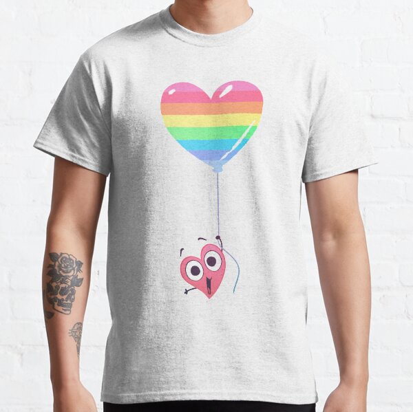 In a Heartbeat - Rainbow Heart Classic T-Shirt