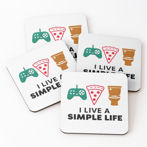 Item preview, I Live A Simple Life designed and sold by FanaticB.
