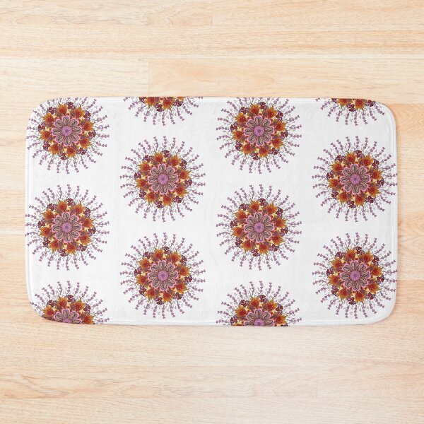 Item preview, Love mandala with colorful flowers and hearts designed and sold by asamijess.