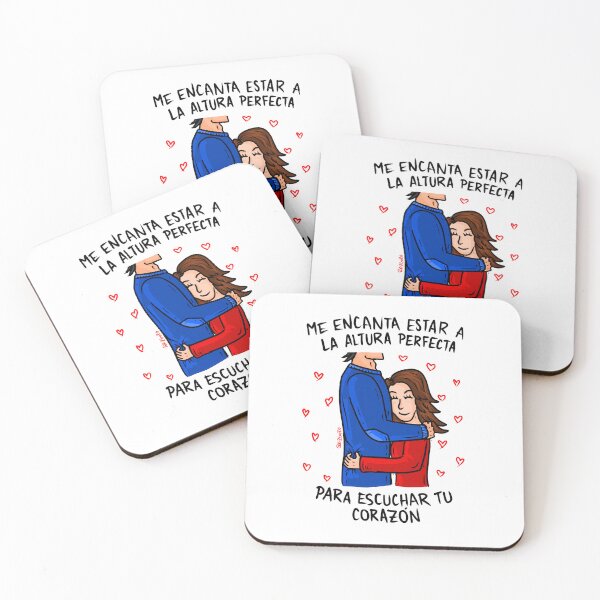 Item preview, Me encanta estar a la altura perfecta para escuchar tu corazón - I love being at the perfect height to hear your heart. designed and sold by Kztrozo.