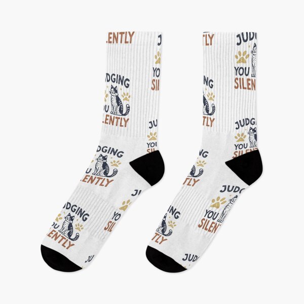Item preview, Judging You Silently, Cat - Funny and Relatable Cat Meme Design designed and sold by Colorful-Garden.