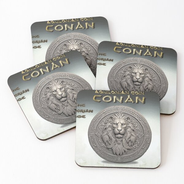 Item preview,  An Aquilonian coin engraved with the image of Amra by Dimitrije Kebara designed and sold by Dimisbarbarian.