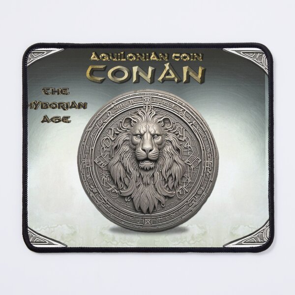 Item preview,  An Aquilonian coin engraved with the image of Amra by Dimitrije Kebara designed and sold by Dimisbarbarian.
