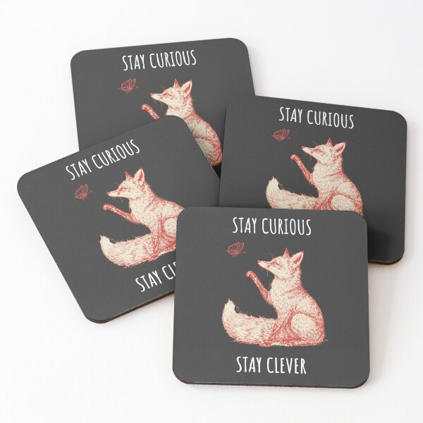 Item preview, Stay Curious Stay Clever - Fox Animales designed and sold by Wildom.