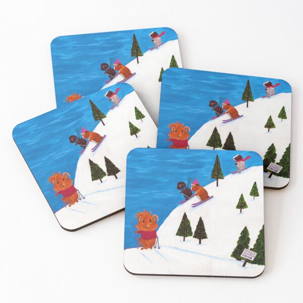 Item preview, Guinea Pig Snapshot - Ski Vacation designed and sold by Guinea Pigs and Books.