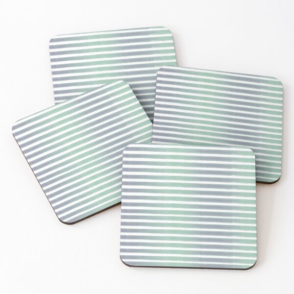 Item preview, Candy Vintage Stripes Curtains designed and sold by AlienTechs.