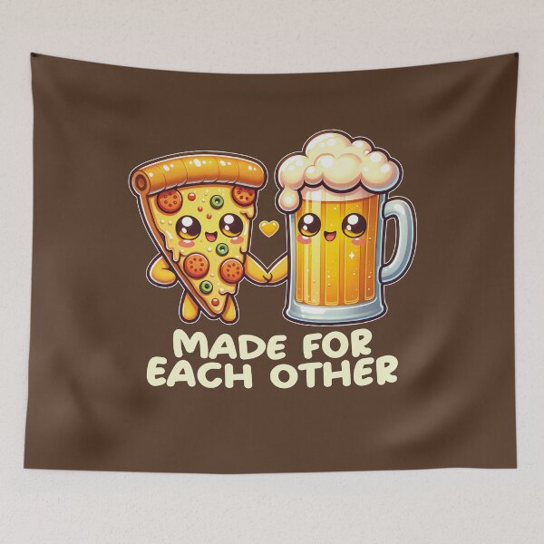 Item preview, Pizza And Beer: Made For Each Other designed and sold by Lisetta Collection.