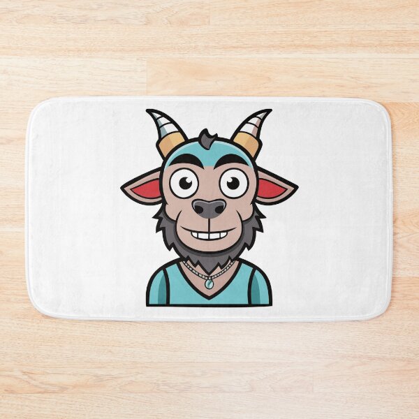 Item preview, Portrait of a cheerful bearded goat. designed and sold by GregorySmithRed.