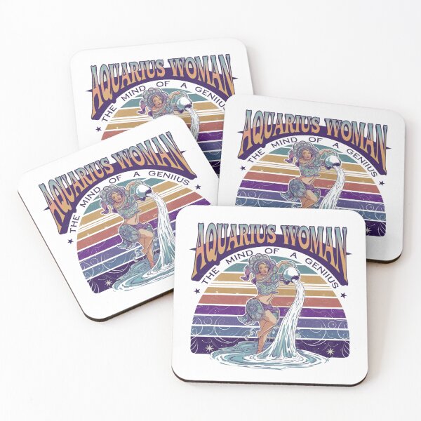 Item preview, Aquarius Woman | Mind of a Genius |  Zodiac Arts designed and sold by LifeAquarian.