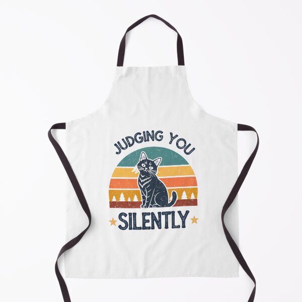 Item preview, Judging You Silently, Cat - Funny and Relatable Cat Meme Design designed and sold by Colorful-Garden.
