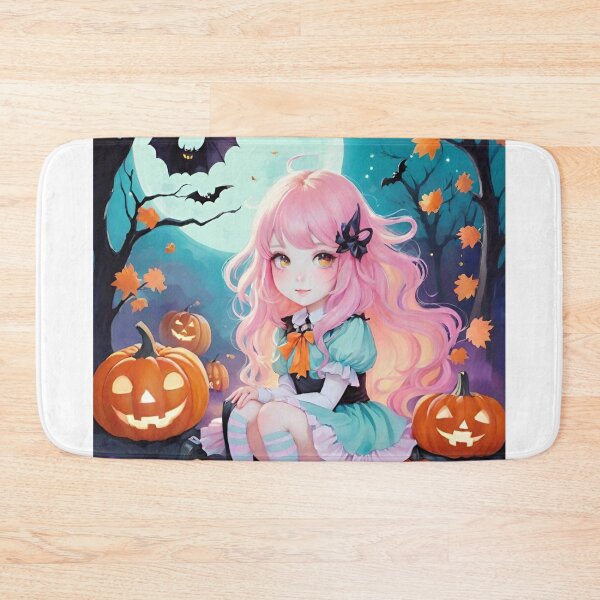 Item preview,  A pink haired girl in the hallowen designed and sold by DreamistStore.