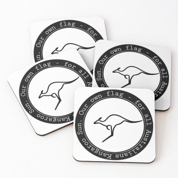Item preview, Aussie Kangaroo Sun. Logo. flag for Australia.  designed and sold by Kangaroo Sun.