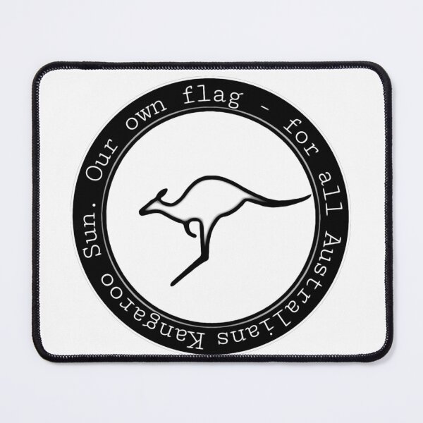 Item preview, Aussie Kangaroo Sun. Logo. flag for Australia.  designed and sold by Kangaroo Sun.