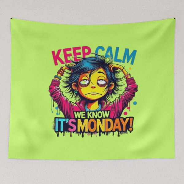 Item preview, Keep Calm!! We KNOW it's Monday!! designed and sold by Shs-Kenya.