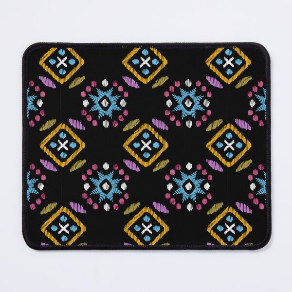 Item preview, Seamless geometrical vector pattern, satin stitch embroidery designed and sold by Familyshmot.