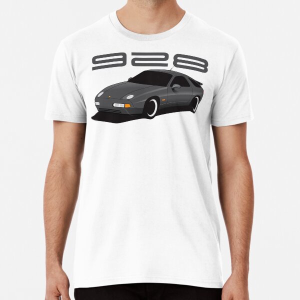 Item preview, Porsche 928 Illustration gray designed and sold by blackdogshop.