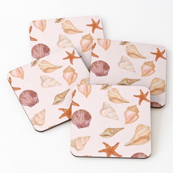 Item preview, Watercolor Shells designed and sold by avamedia.