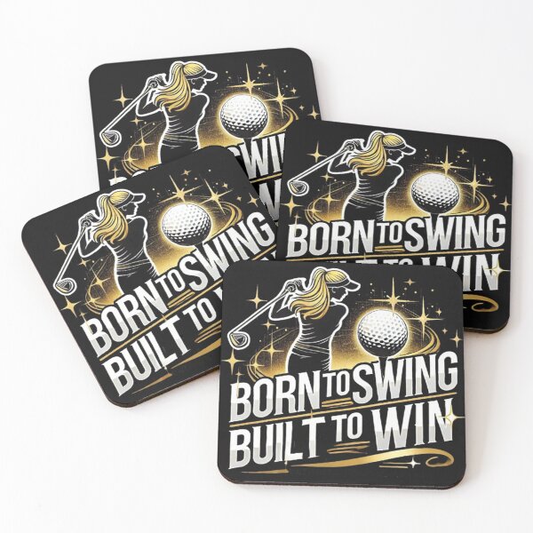 Item preview, Female Golf - Born to Swing Built to Win designed and sold by PawtopiaDesigns.