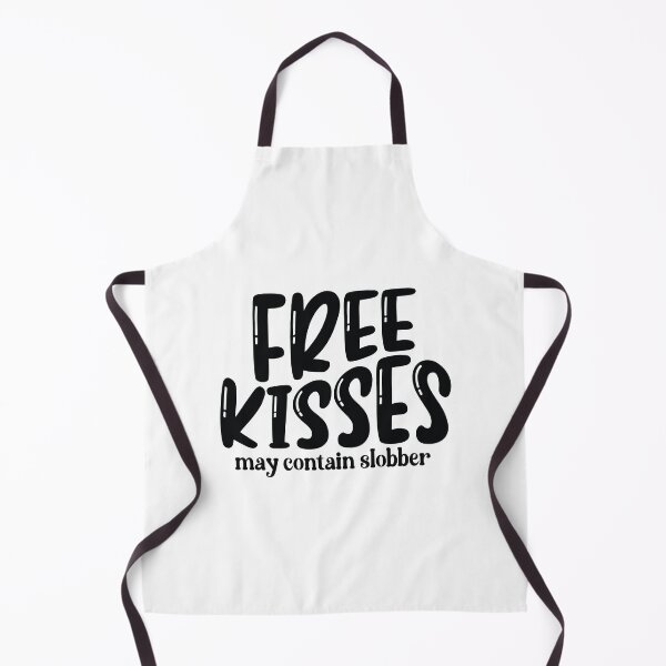 Item preview, Free Kisses, May Contain Slobber – Fun Valentine Design designed and sold by CleanDecor.