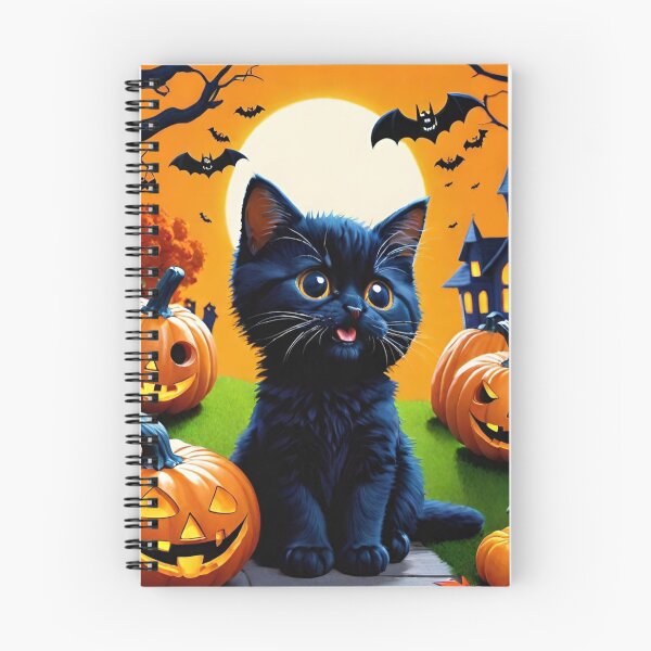 Item preview, Black cat cub in halowwen designed and sold by DreamistStore.