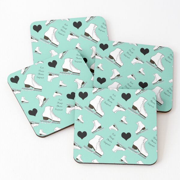 Item preview, Eat, Sleep, Skate Repeat- Aqua designed and sold by PD-Skating.