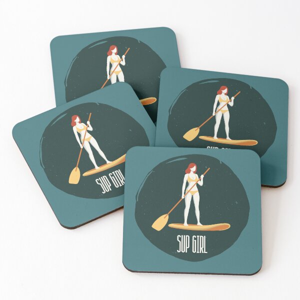 Item preview, Stand Up Paddle Board SUP Girl Retro designed and sold by RTeeSTS.