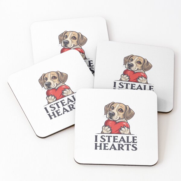 Item preview, Steal Hearts Dog Lover Cute Valentine Gift Design designed and sold by Colorful-Garden.