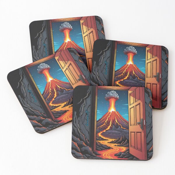 Item preview, A  door from volcano designed and sold by DreamistStore.