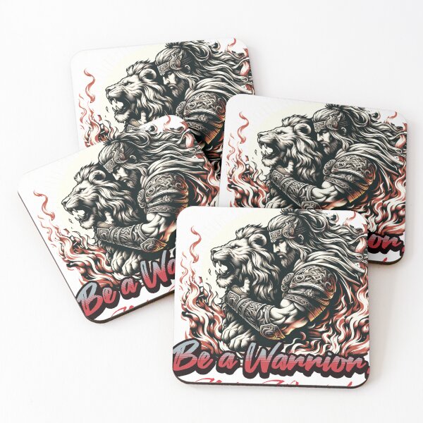 Item preview, Be a Warrior Animal Print Streetwear Design designed and sold by UrbanStitchCreations.