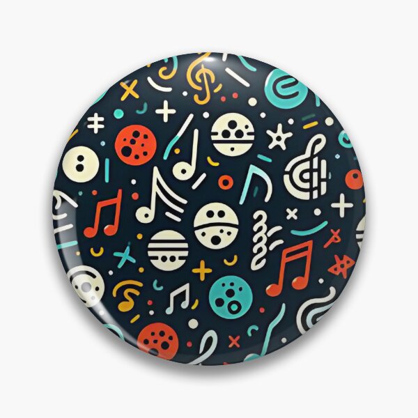 Item preview, Colorful musical pattern designed and sold by Haji  Kamora.