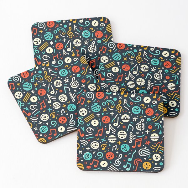 Item preview, Colorful musical pattern designed and sold by Haji  Kamora.