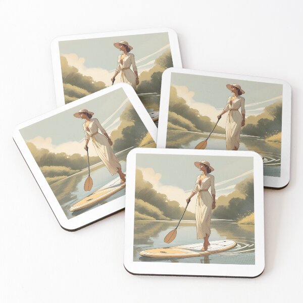 Item preview, Stand Up Paddle Board SUP Lady Retro designed and sold by RTeeSTS.