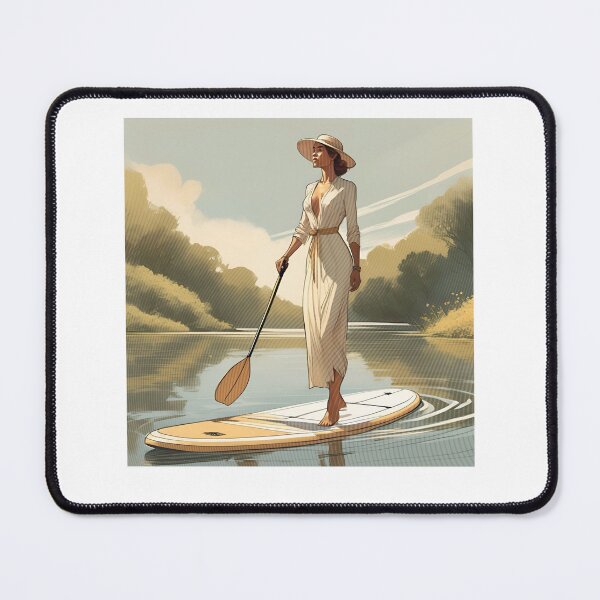 Item preview, Stand Up Paddle Board SUP Lady Retro designed and sold by RTeeSTS.