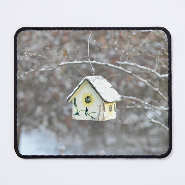 Item preview, Birdhouse in the Snow designed and sold by lisapicklepizza.