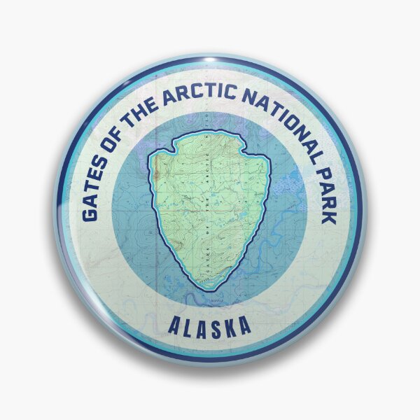Item preview, Souvenir Map - Gates of the Arctic National Park designed and sold by Willz Designz.