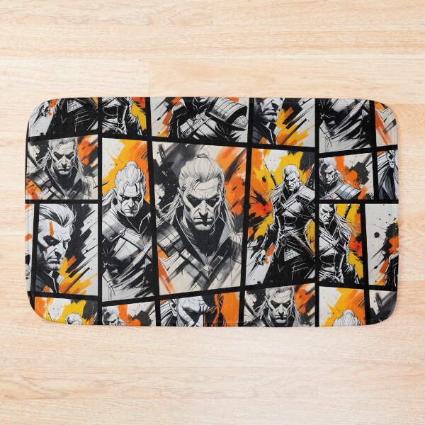 Item preview, Witcher Geralt comic style designed and sold by Ms. Bork.