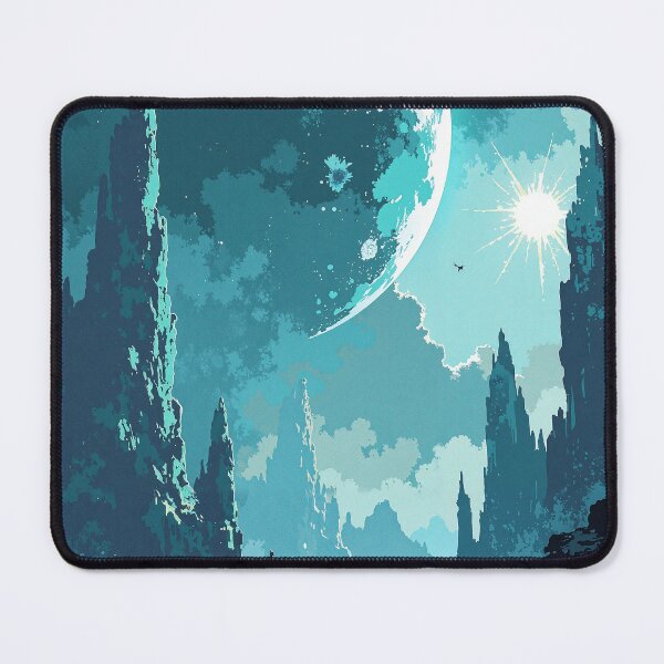 Item preview, Shimmering sunset on crystalline planet designed and sold by MadeByHaresShop.