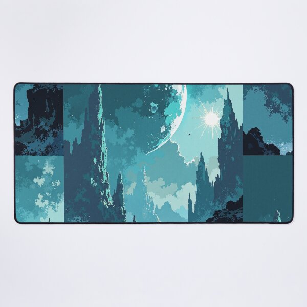 Item preview, Shimmering sunset on crystalline planet designed and sold by MadeByHaresShop.