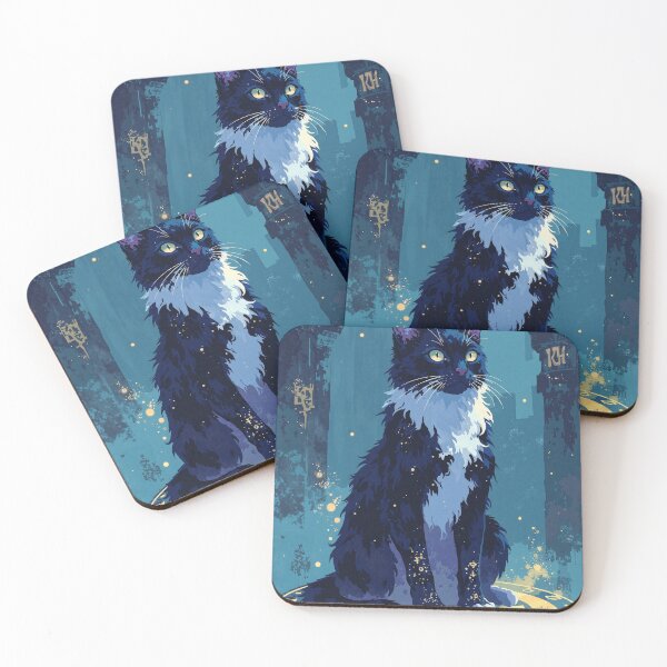 Item preview, Whispered enchantments the celestial feline designed and sold by MadeByHaresShop.