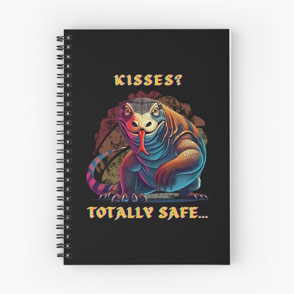 Item preview, 'Kisses? Totally Safe.' Komodo Dragon designed and sold by Tiszert.