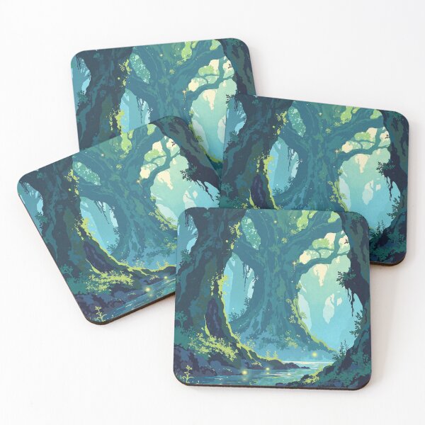 Item preview, Luminescent canopy the magicfilled oasis designed and sold by MadeByHaresShop.