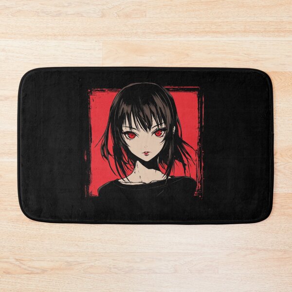 Item preview,  haunting portrait of a mysterious beauty with an intense crimson gaze, captured in a gothic style designed and sold by MOONE FLOWER.