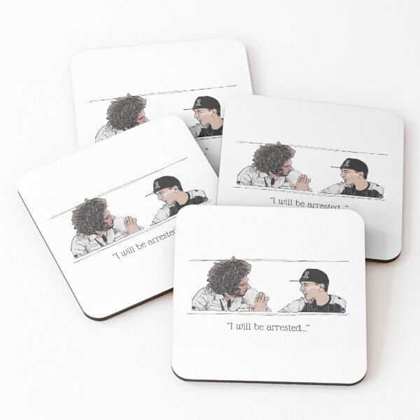 Item preview, I Will Be Arrested… | Iconic MotoGP Moment with Marco Simoncelli and Jorge Lorenzo designed and sold by TeeFuel.