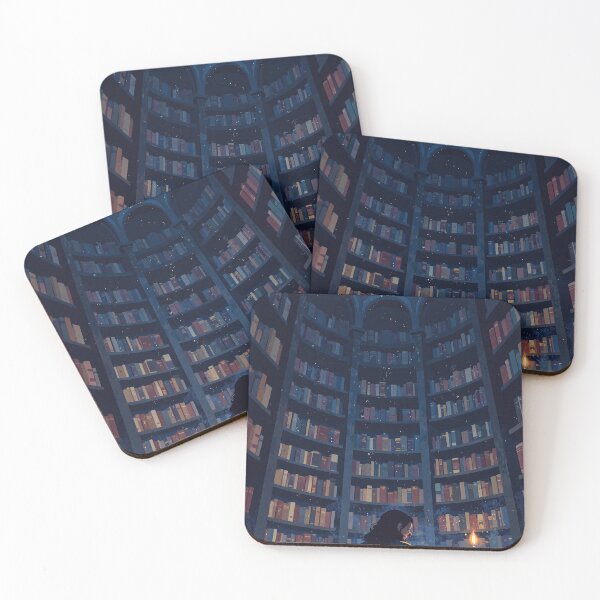 Item preview, Whispers of wisdom solitary nighttime reader amid ancient designed and sold by MadeByHaresShop.