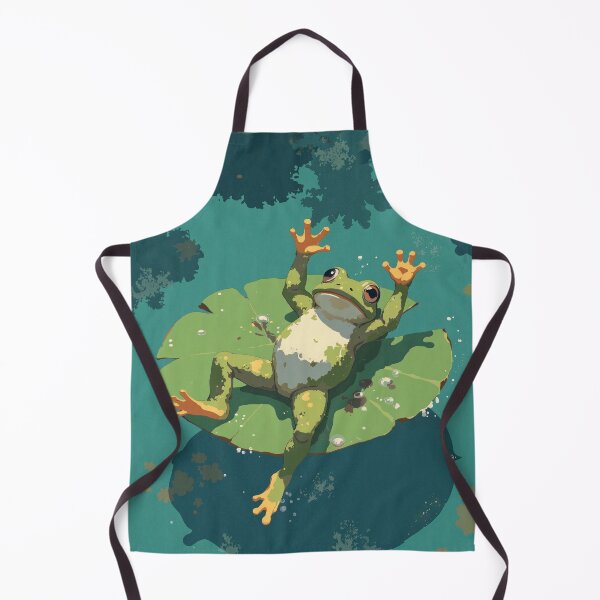Item preview, Frolicking frog a symphony of joy in the designed and sold by MadeByHaresShop.