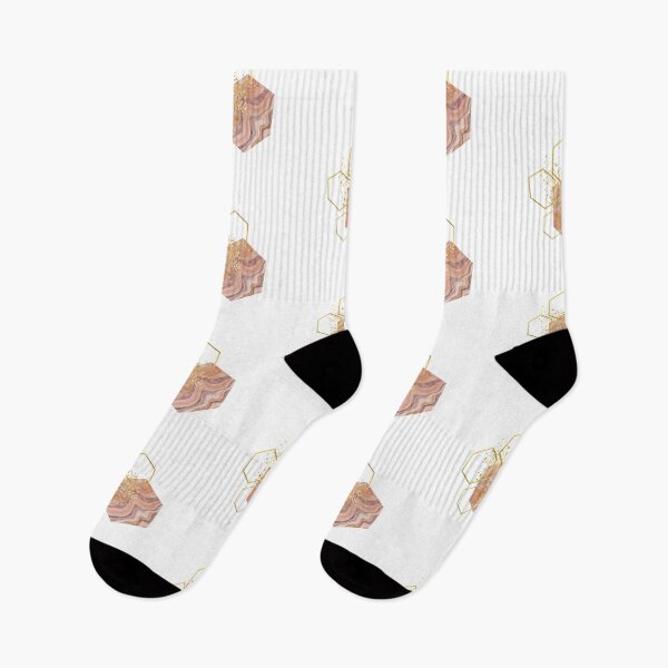Item preview,  Abstract desert colored marble and gold honeycomb design designed and sold by CreativeStrand.