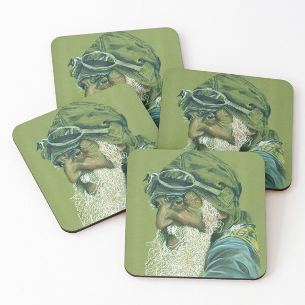 Item preview, Vintage Aviator Portrait - Expressive Art designed and sold by CamaleonDesigns.